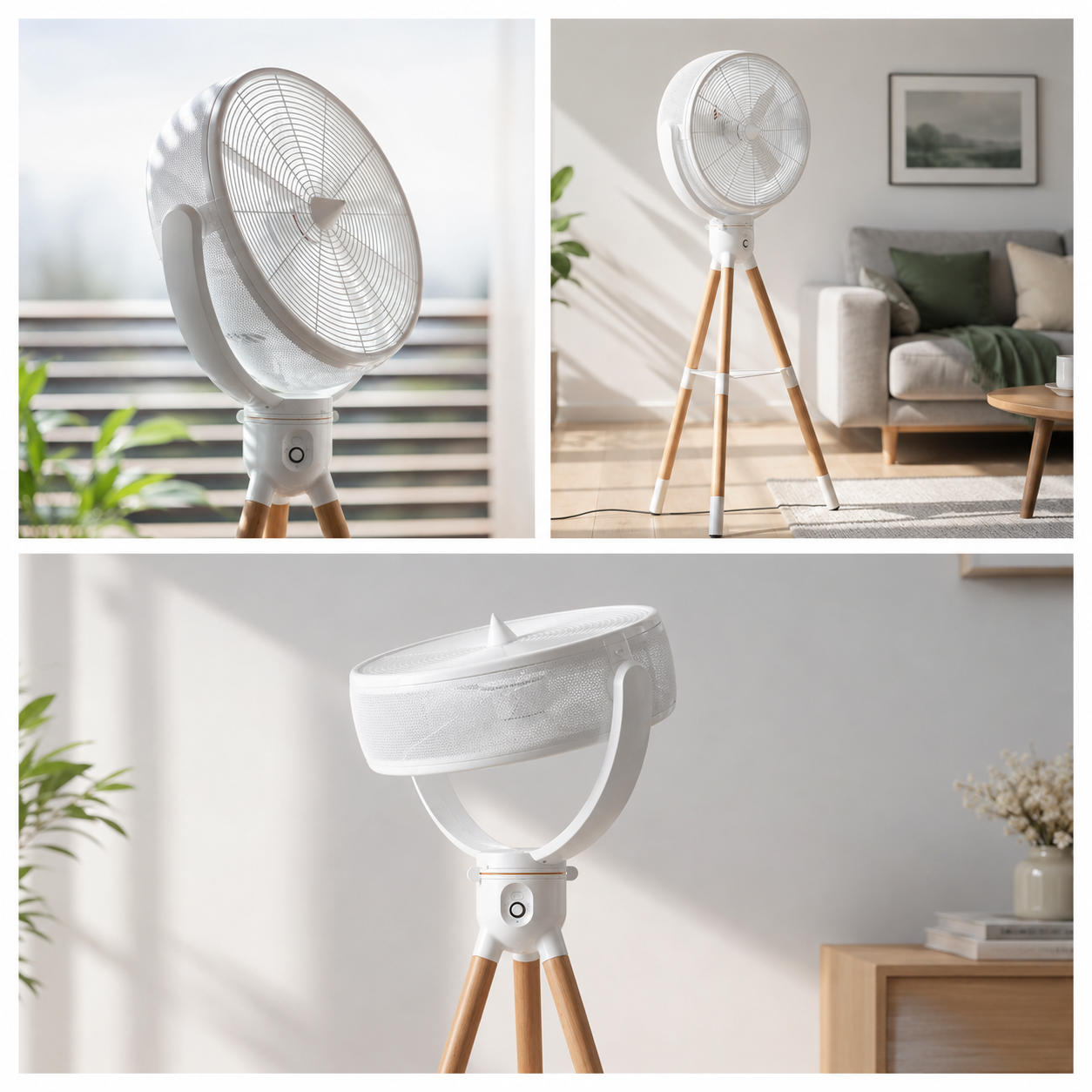 Ventilateur Haut de gamme - Ventilateur 4 saisons Williwaw 48 W Blanc
