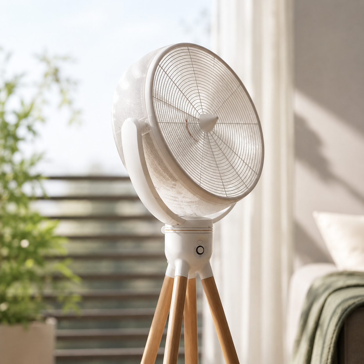 Ventilateur Haut de gamme - Ventilateur 4 saisons Williwaw 48 W Blanc
