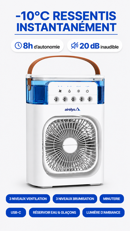 AIRELYS BRUMISATEUR D'AIR FRAIS 3 EN 1